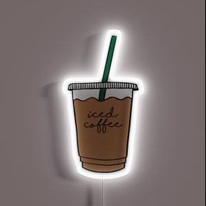 Iced Coffee RGB Neon Sign