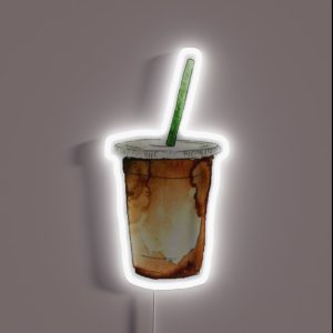Iced Coffee RGB Neon Sign Iced Coffee RGB Neon Sign