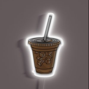 Iced Coffee RGB Neon Sign