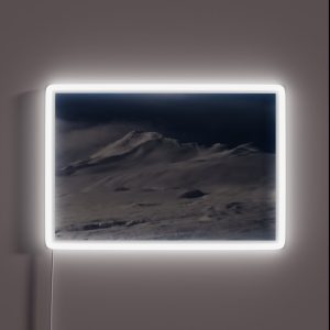 Iceland Snowy Mountain RGB Neon Sign Iceland Snowy Mountain RGB Neon Sign