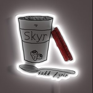 Icelandic Skyr RGB Neon Sign Icelandic Skyr RGB Neon Sign