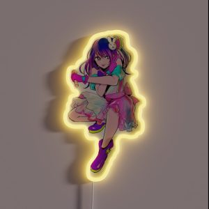 Idol Ai Hoshino RGB Neon Sign