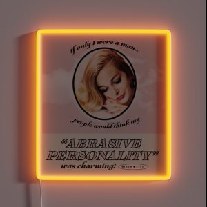 If Only I Were A Man RGB Neon Sign If Only I Were A Man RGB Neon Sign