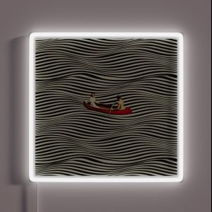 Illusionary Boat Ride RGB Neon Sign