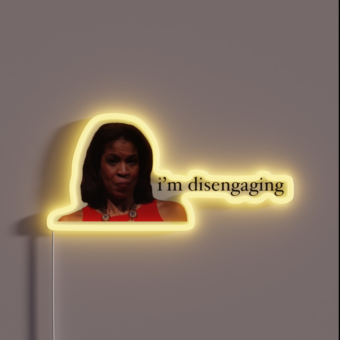 Im Disengaging Holly Dance Moms RGB Neon Sign Im Disengaging Holly Dance Moms RGB Neon Sign