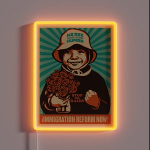 IMMIGRATION REFORM NOW RGB Neon Sign IMMIGRATION REFORM NOW RGB Neon Sign