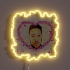 Impractical Jokers Sal Vulcano Kawaii Cutesy Edit Meme RGB Neon Sign
