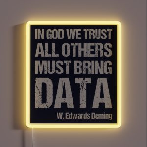 In God We Trust All Others Must Bring Data RGB Neon Sign In God We Trust All Others Must Bring Data RGB Neon Sign