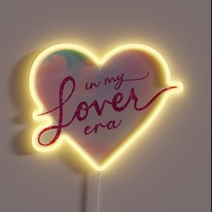 In My Lover Era With Heart RGB Neon Sign