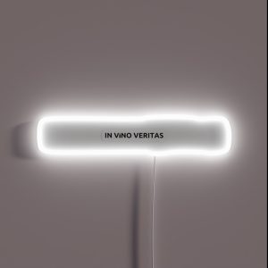 In Vino Veritas Wine Lover RGB Neon Sign In Vino Veritas Wine Lover RGB Neon Sign