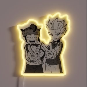 Inazuma Eleven Axel Blaze Gouenji Fanart RGB Neon Sign Inazuma Eleven Axel Blaze Gouenji Fanart RGB Neon Sign