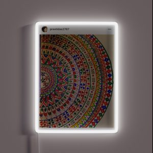 Indian Delicate Art Vibrant Colors RGB Neon Sign Indian Delicate Art Vibrant Colors RGB Neon Sign