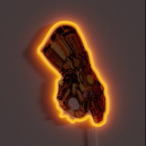 Infinity Gauntlet Circle Game RGB Neon Sign
