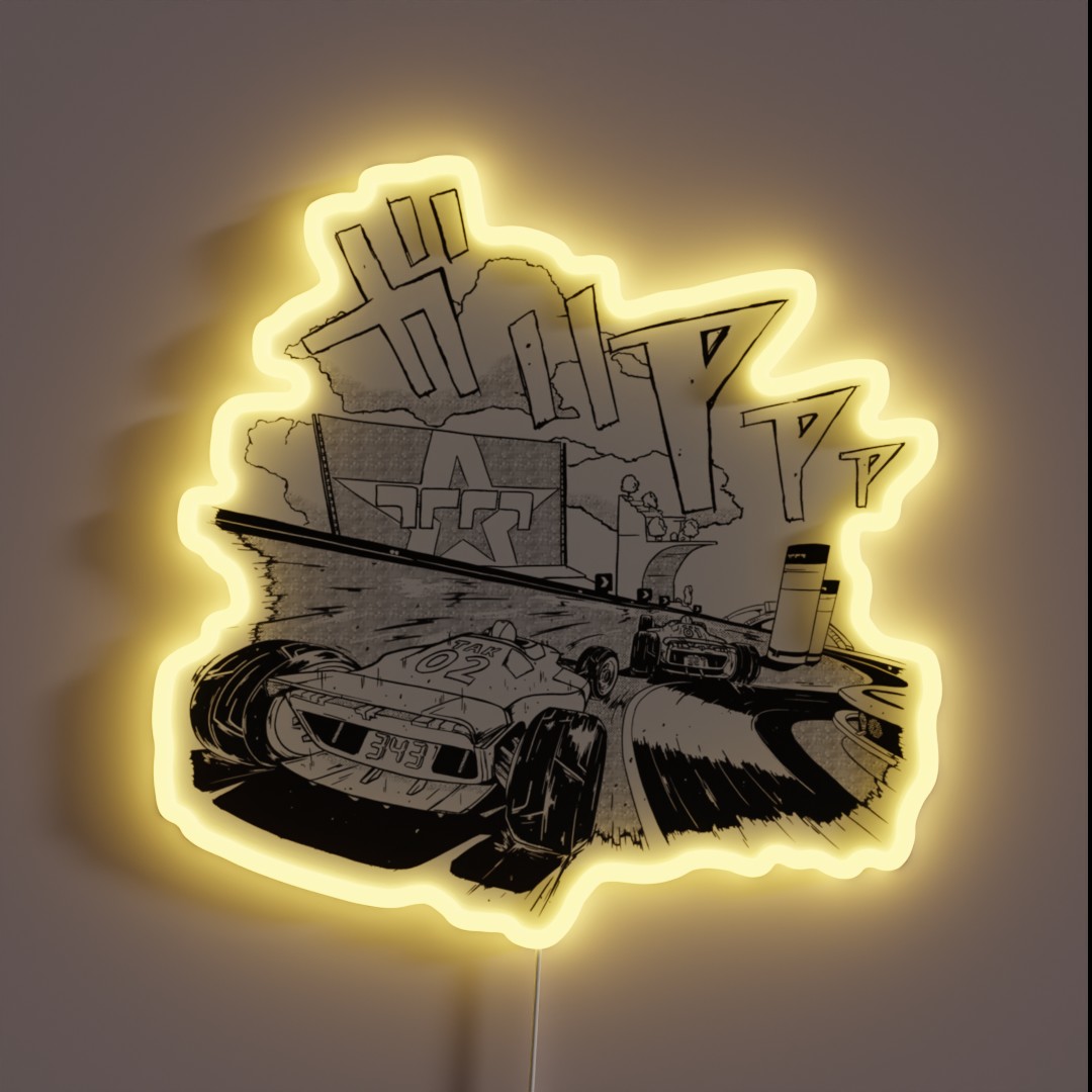 Initial D Like Trackmania Downhill Pursuit RGB Neon Sign Initial D Like Trackmania Downhill Pursuit RGB Neon Sign