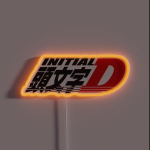 Initial D RGB Neon Sign