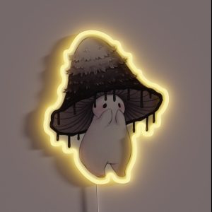Ink Cap Mushroom RGB Neon Sign Ink Cap Mushroom RGB Neon Sign