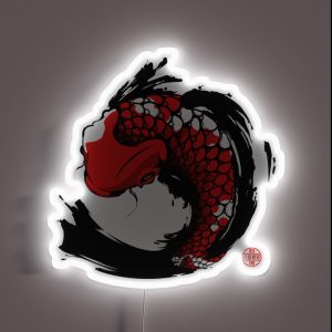 Inked Koi RGB Neon Sign Inked Koi RGB Neon Sign