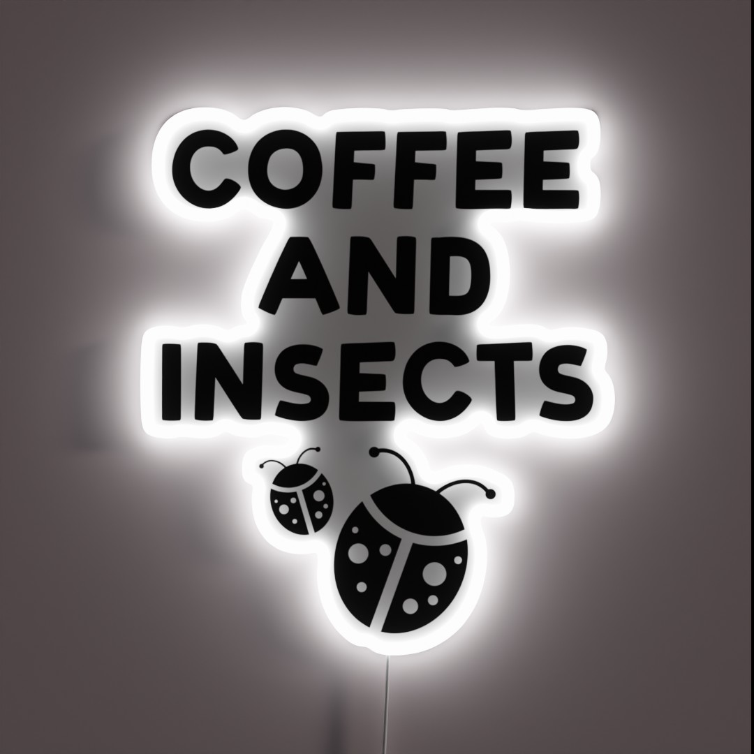 Insects Bug Entomology Gift Entomologists RGB Neon Sign Insects Bug Entomology Gift Entomologists RGB Neon Sign