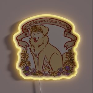 Inspirational Retriever RGB Neon Sign
