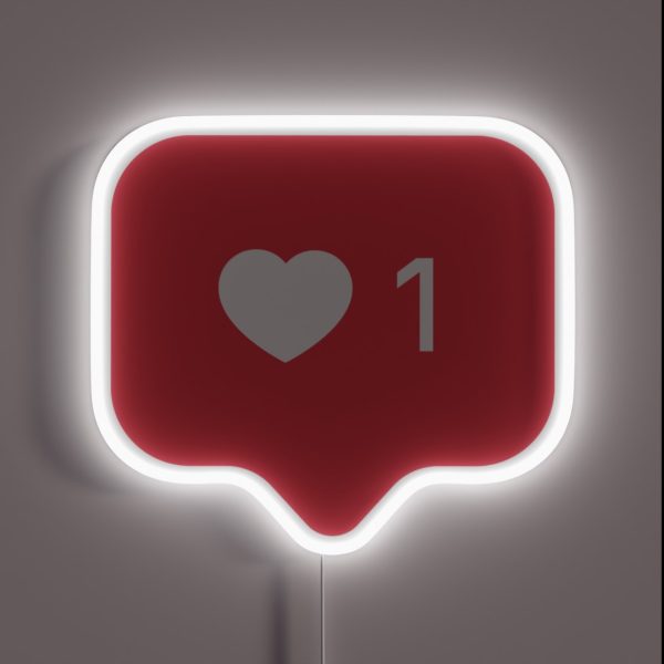 Instagram Like RGB Neon Sign