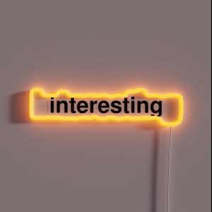 Interesting RGB Neon Sign