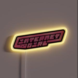 Internet Girl RGB Neon Sign Internet Girl RGB Neon Sign