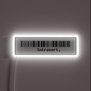 Introvert RGB Neon Sign Introvert RGB Neon Sign