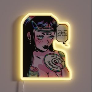 INTRUSIVE THOUGHTS RGB Neon Sign