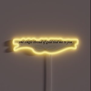 Invisible String RGB Neon Sign