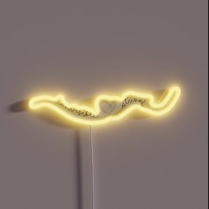 Invisible String RGB Neon Sign