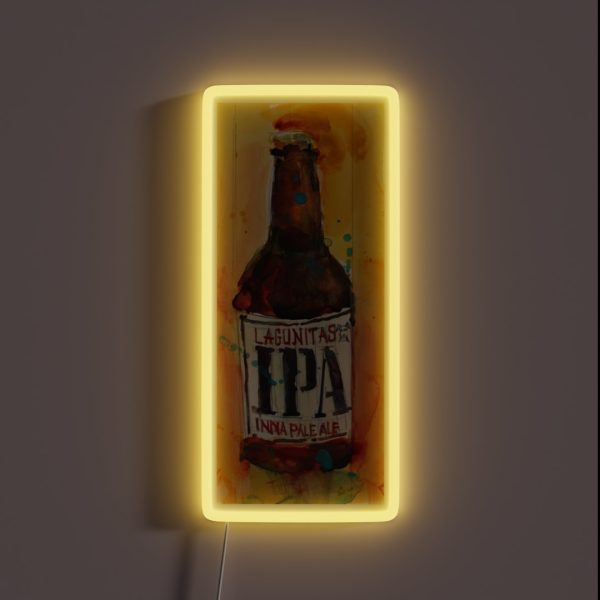 IPA Beer Art RGB Neon Sign