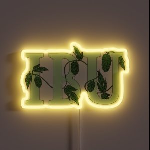 Ipswich Brewers Union Hops Logo RGB Neon Sign