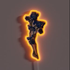Irises Van Gogh RGB Neon Sign