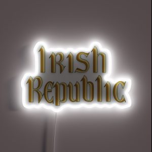Irish Republic Flag Ireland RGB Neon Sign Irish Republic Flag Ireland RGB Neon Sign