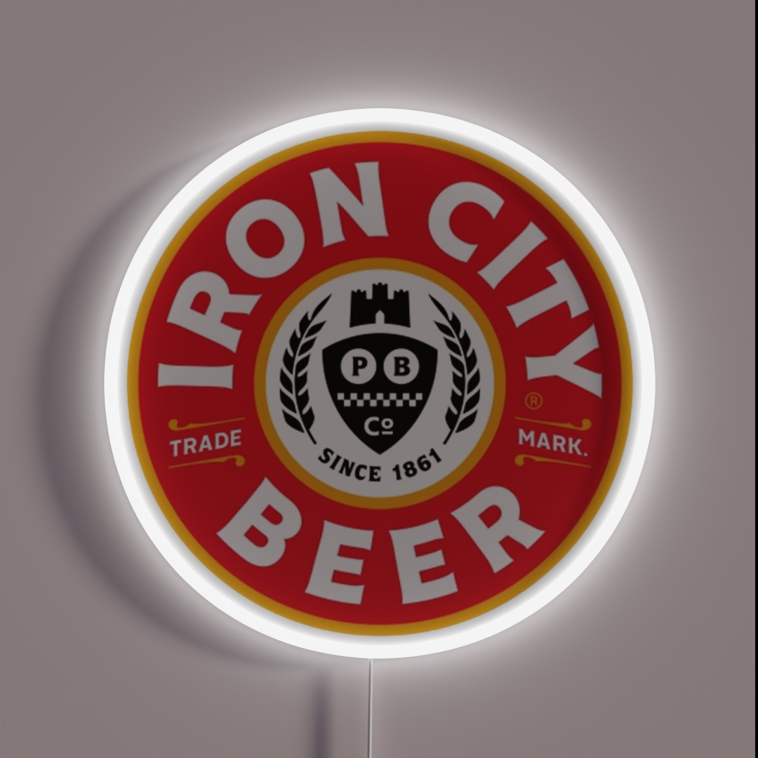 Iron City Beer RGB Neon Sign Iron City Beer RGB Neon Sign