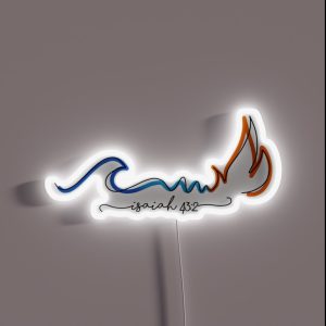 Isaiah 43 2 RGB Neon Sign Isaiah 43 2 RGB Neon Sign