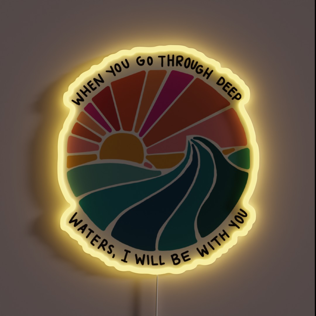 Isaiah 43 2 RGB Neon Sign Isaiah 43 2 RGB Neon Sign