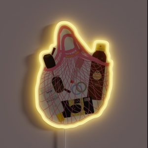 Island Girl Beach Bag RGB Neon Sign