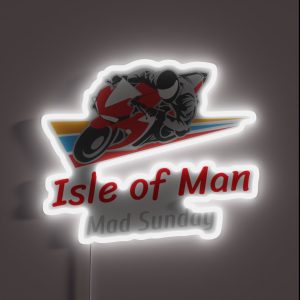Isle Of Man Mad Sunday RGB Neon Sign