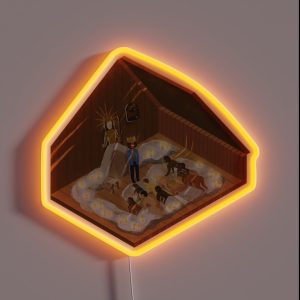 Isometric Hereditary Art RGB Neon Sign Isometric Hereditary Art RGB Neon Sign