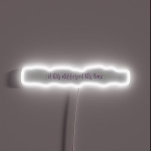 It Hits Different This Time Taylor Swift RGB Neon Sign