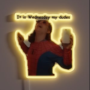 It Is Wednesday My Dudes RGB Neon Sign