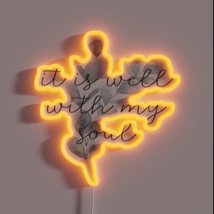 It Is Well With My Soul RGB Neon Sign It Is Well With My Soul RGB Neon Sign