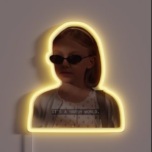 It S A Harsh World RGB Neon Sign It S A Harsh World RGB Neon Sign