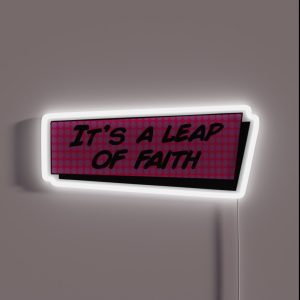It S A Leap Of Faith RGB Neon Sign