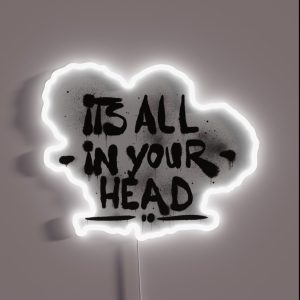 It S All In Your Head RGB Neon Sign It S All In Your Head RGB Neon Sign