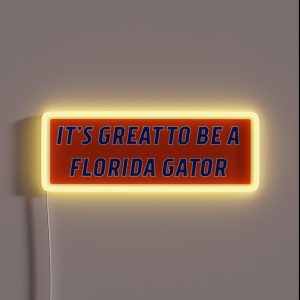It S Great To Be A Florida Gator RGB Neon Sign