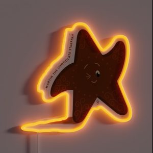 It S Martin The Chocolate Starfish RGB Neon Sign It S Martin The Chocolate Starfish RGB Neon Sign