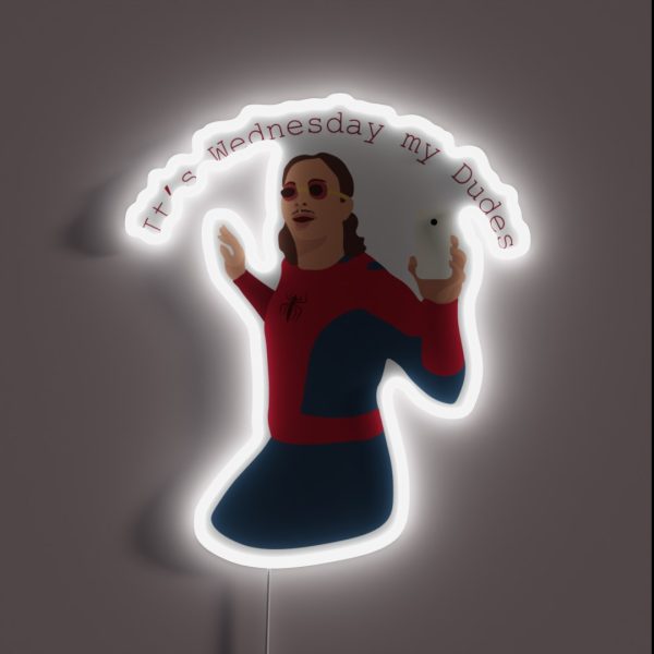 It S Wednesday My Dudes RGB Neon Sign