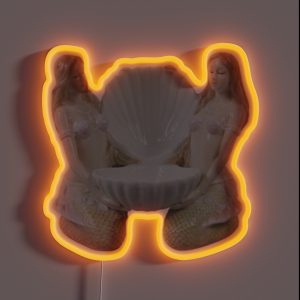 Ivory Shell Mermaids RGB Neon Sign Ivory Shell Mermaids RGB Neon Sign